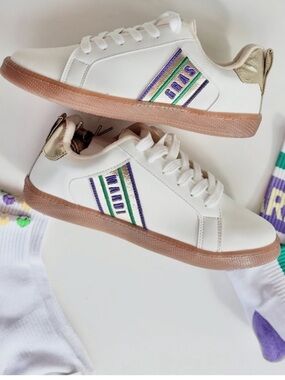 NEW IN BOX MARDI GRAS SNEAKERS 9